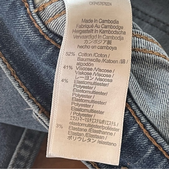 Madewell Stovepipe Jeans Women’s Size 29 Straight Leg Denim - Picture 9 of 9